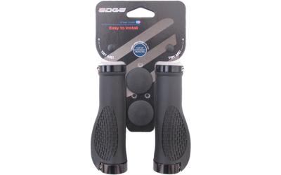 Handvatset Edge Ergo City - 130mm - dubbele lockring - zwart