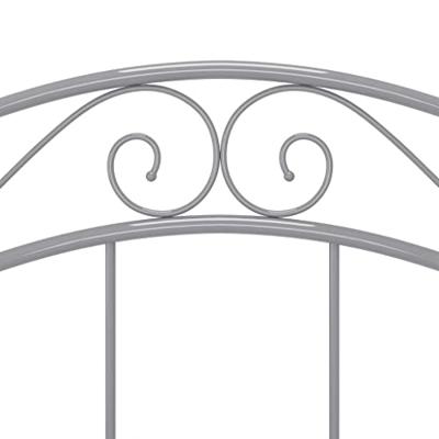 Bedframe metaal grijs 90x200 cm Bedframe metaal grijs 90x200 cm