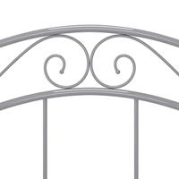 Bedframe metaal grijs 90x200 cm - thumbnail