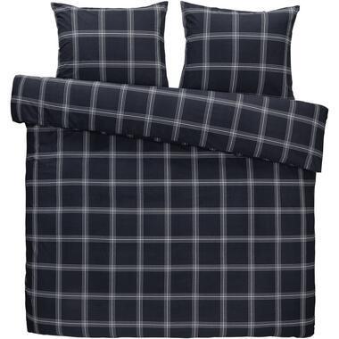 Dekbedovertrek Brussel - blauw - 240x200/220 cm - Leen Bakker