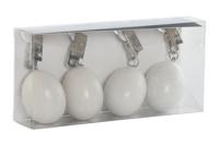 Tafelkleedclip Home ESPRIT Wit 3,5 x 3,5 x 5,5 cm - thumbnail