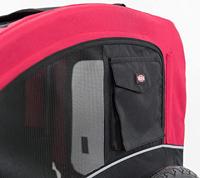 Trixie hondenfietskar zwart / rood 75x63x68 cm - thumbnail