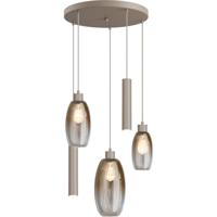Masterlight Vide hanglampOlive 3x glas - 2x Run - zand - Ø50cm - 2432-36-50-5RT202111 - thumbnail