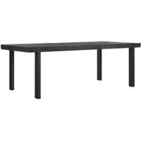 DTP Home Eettafel 'Beam' Teakhout, 225 x 100cm, kleur Zwart - thumbnail