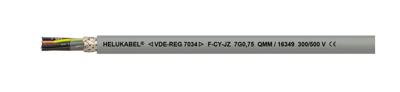 HELU F-CY-OZ Stuurstroomkabel 4 x 1 mm² Grijs 16053-1000 1000 m