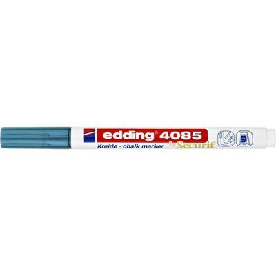 Krijtstift edding 4085 by Securit rond 1-2mm metallic blauw | 10 stuks