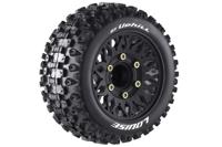 Louise ST-Uphill 1/10 stadium truck banden set soft - zwarte velg - 12,14,17mm hex - thumbnail