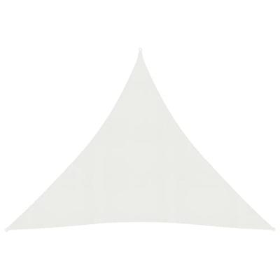 VidaXL Zonnezeil 160 g/m² 4x4x4 m hdpe wit