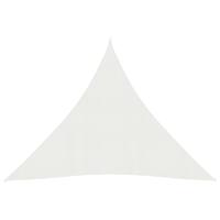 VidaXL Zonnezeil 160 g/m² 4x4x4 m hdpe wit - thumbnail