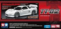 Tamiya 1:10 RC auto Elektro Straatmodel Honda NSX Racing Whi PB TT-02 Wit 4WD Bouwpakket TT-02 2,4 GHz Gelakt - thumbnail