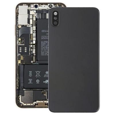 Batterij backcover met terug Camera Bezel & Lens & zelfklevende voor iPhone XS Max(Black)