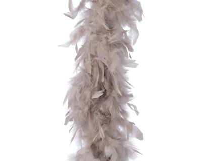 2 stuks! Boa Guirlande veer l184 cm kasjmierbruin Kerst Decoris - Decoris
