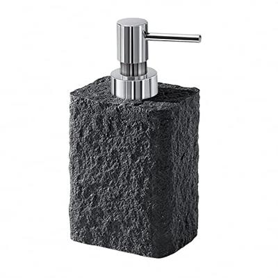 Zeepdispenser Sapho Aries Vrijstaand 350 ML Polyresin Antraciet Sapho - thumbnail