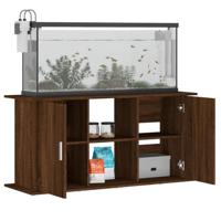 Aquariumstandaard 121x41x58 cm bewerkt hout bruineikenkleurig - thumbnail