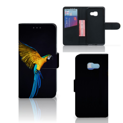 Samsung Galaxy A3 2017 | Telefoonhoesje | Met pasjeshouder | Papegaai Samsung Galaxy A3 2017 | Telefoonhoesje | Met pasjeshouder | Papegaai