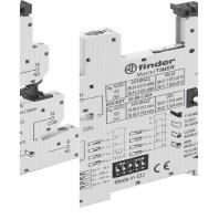 Finder 93.68.0.024 Relaissocket Met houderbeugel, Met LED, Met EMC-ontstoringsschakeling Geschikt voor serie: Finder serie 34 Finder 34.51, Finder 34.81 1 - thumbnail