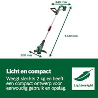 Bosch Home and Garden UniversalGrassCut 18V-26-500 Accu-grastrimmer 18 V 2 Ah Snijbreedte max.: 26 cm - thumbnail