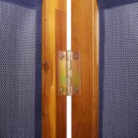 Kamerscherm met 6 panelen 420x180 cm donkerblauw - thumbnail