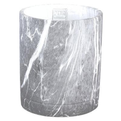PTMD bloempot marmy cilinder zwart m 20 cm | 6 stuks