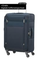 Samsonite trolley Citybeat Spinner 66 cm. Expandable donkerblauw - thumbnail