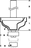 Bosch Accessories 2608628396 Profielfrees Hardmetaal Lengte 57 mm Schachtdiameter 8 mm - thumbnail