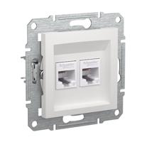 Schneider Electric EPH4870121D RJ45-gegevensaansluitdoos Asfora Wit (RAL 9003) 1 stuk(s) - thumbnail