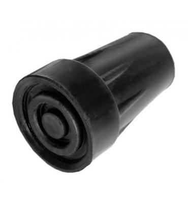 Kruk en stokdoppen 16 mm zwart