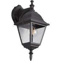 LED Buitenlamp - Spatwaterdicht IP44 - E27 Fitting - Mat Zwart Aluminium - thumbnail