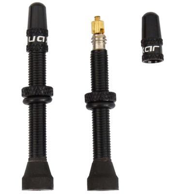 Quaxar Tubeless Valves Universal aluminum black