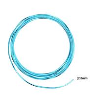 Vaessen Creative • aluminiumdraad triangle embossed 2.8mmx5m turquoise - thumbnail
