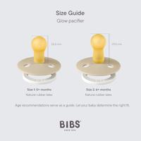 BIBS Glow Fopspeen 6-18 Maanden Sage/Cloud - thumbnail