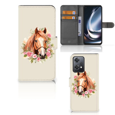 Telefoonhoesje | Met pasjeshouder | voor OnePlus Nord CE 2 Lite Paard