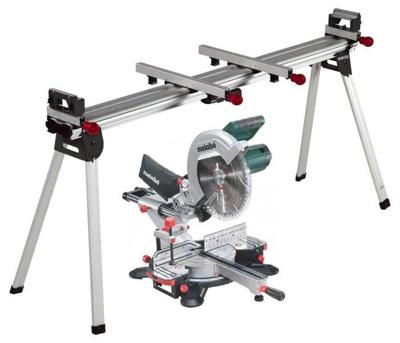 Metabo afkortzaag kgs 305 m met trekfunctie + ksu 401 onderstel - 690862000 Metabo afkortzaag kgs 305 m met trekfunctie + ksu 401 onderstel - 690862000