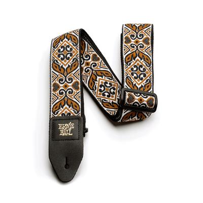 Ernie Ball 4161 Tribal Brown Jacquard Strap gitaarband Ernie Ball 4161 Tribal Brown Jacquard Strap gitaarband