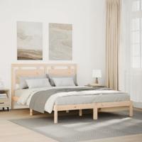 Bedframe extra lang zonder matras massief hout 160x220 cm - thumbnail