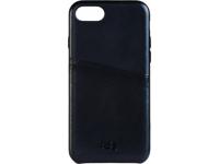 Senza Pure Leather Cover with Card Slot Apple iPhone 7/8/SE (2020/2022) Deep Black - thumbnail