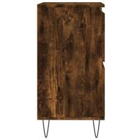 Dressoir 60x35x70 cm bewerkt hout gerookt eikenkleurig - thumbnail