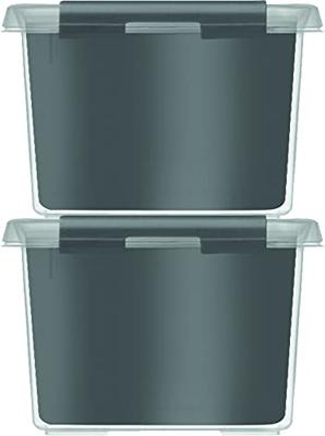 Sunware Q-line mixed box 3,5 liter met metaal baskets 4 x 0,25 liter + 3 x 0,55 liter transp/metaal Sunware Q-line mixed box 3,5 liter met metaal baskets 4 x 0,25 liter + 3 x 0,55 liter transp/metaal