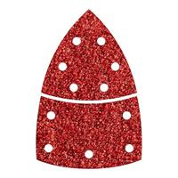 Wolfcraft Hechtschuurbladen | Korund | K40 | Geperforeerd | 95mm | 10 stuks - 1811000 - thumbnail