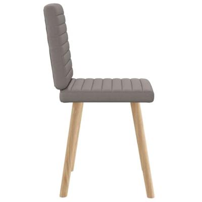 Eetkamerstoelen draaibaar 2 st stof taupe Eetkamerstoelen draaibaar 2 st stof taupe