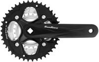 SunRace FCM500 Crankstel 175mm 7/8V - Zwart - thumbnail