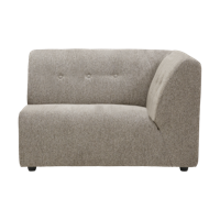 HKliving Vint bank right 1,5-seat Sneak Beige - thumbnail