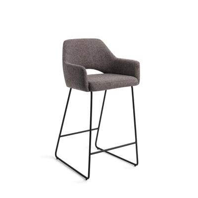 Jesper Home Yanai barkruk H65 Amazing Grey slide black