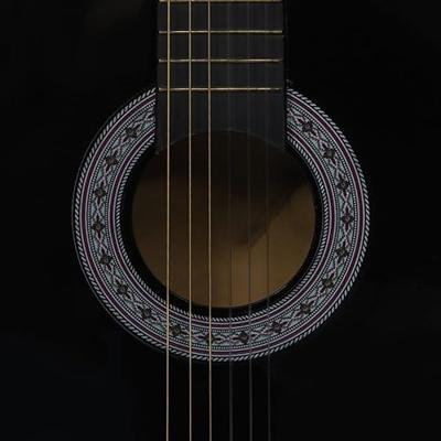 VidaXL Gitaar klassiek beginner en kinderen 3/4 36" zwart