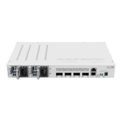 Mikrotik CRS504-4XQ-IN netwerk-switch Managed Fast Ethernet (10/100) Power over Ethernet (PoE) Wit Mikrotik CRS504-4XQ-IN netwerk-switch Managed Fast Ethernet (10/100) Power over Ethernet (PoE) Wit