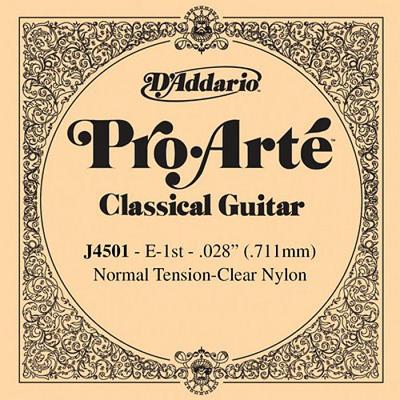 D'Addario J4501 snaar voor klassieke gitaar normal tension (E1) D'Addario J4501 snaar voor klassieke gitaar normal tension (E1)