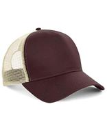 Beechfield CB640 Snapback Trucker - Black/Fuchsia - One Size - thumbnail