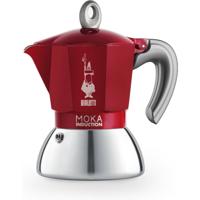 Italiaanse koffiezetter - BIALETTI - MOKA Inductie - 2 kopjes - 100 ml - Rood - thumbnail