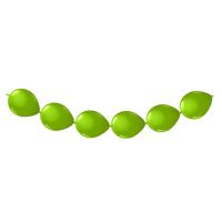 Folat BV Limegroene knoopballonnen, 8st. - thumbnail