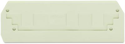 WAGO 282-341 Afsluit- en scheidingsplaat Lichtgrijs 100 stuk(s)